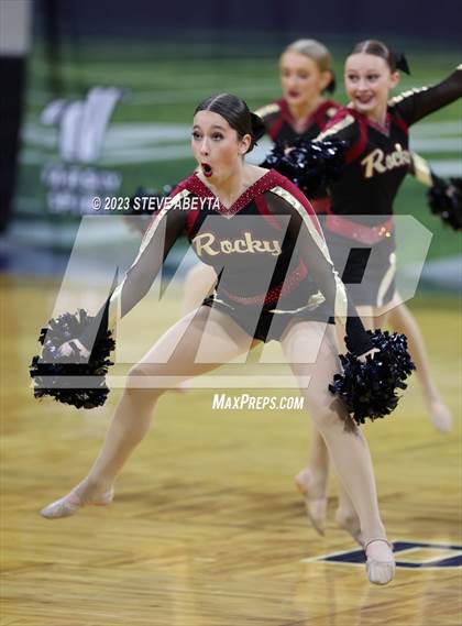 Thumbnail 2 in Rocky Mountain CHSAA Spirit Poms photogallery.
