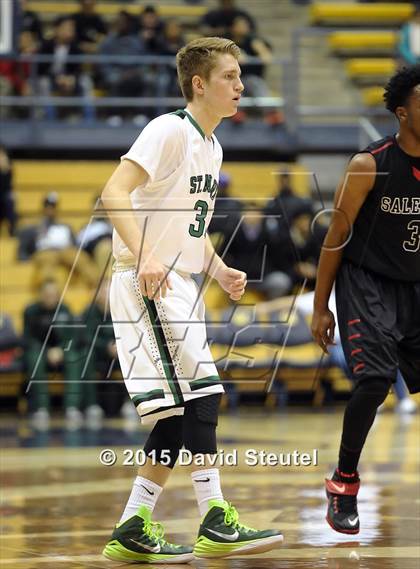 Thumbnail 3 in Salesian College Preparatory vs. St. Mary's (MaxPreps MLK Classic) photogallery.