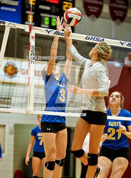 Thumbnail 3 in St Vincent's vs. Coosa (GHSA 2A Final) photogallery.