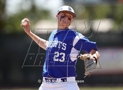 Thumbnail 2 in Brookside Christian vs. Valley Christian (CIF SJS D-7 Final) photogallery.
