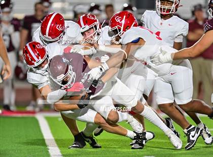 Thumbnail 1 in Columbus vs Troy (UIL 3A D1 Football Bi District) photogallery.