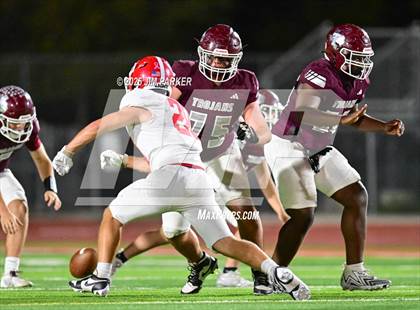 Thumbnail 3 in Columbus vs Troy (UIL 3A D1 Football Bi District) photogallery.