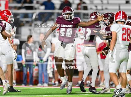 Thumbnail 1 in Columbus vs Troy (UIL 3A D1 Football Bi District) photogallery.