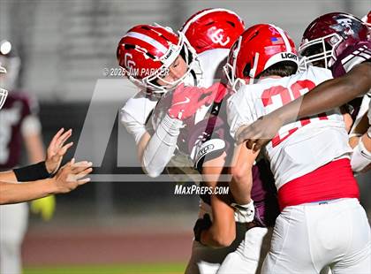 Thumbnail 3 in Columbus vs Troy (UIL 3A D1 Football Bi District) photogallery.