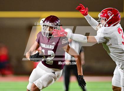 Thumbnail 3 in Columbus vs Troy (UIL 3A D1 Football Bi District) photogallery.