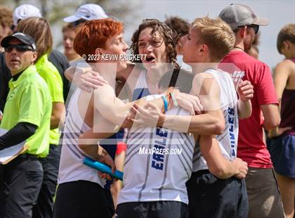 Thumbnail 2 in CHSAA Track and Field 5A Championships (Boys 4x800m Relay) photogallery.
