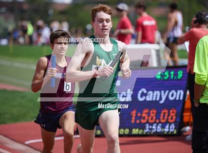Thumbnail 2 in CHSAA Track and Field 5A Championships (Boys 4x800m Relay) photogallery.