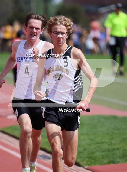 Thumbnail 3 in CHSAA Track and Field 5A Championships (Boys 4x800m Relay) photogallery.