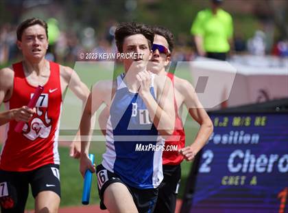 Thumbnail 2 in CHSAA Track and Field 5A Championships (Boys 4x800m Relay) photogallery.
