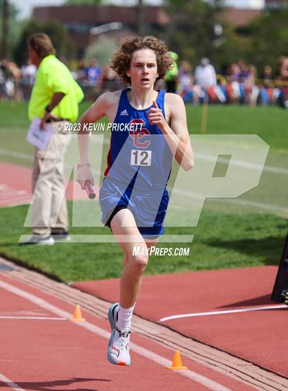 Thumbnail 3 in CHSAA Track and Field 5A Championships (Boys 4x800m Relay) photogallery.
