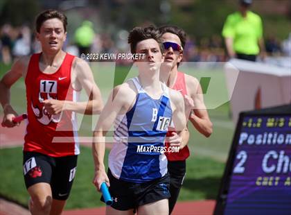 Thumbnail 3 in CHSAA Track and Field 5A Championships (Boys 4x800m Relay) photogallery.