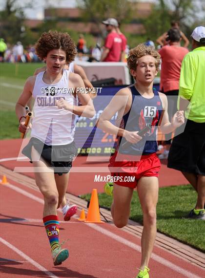 Thumbnail 2 in CHSAA Track and Field 5A Championships (Boys 4x800m Relay) photogallery.
