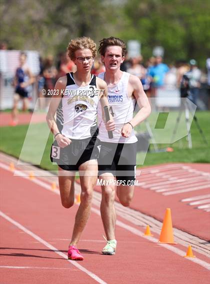 Thumbnail 3 in CHSAA Track and Field 5A Championships (Boys 4x800m Relay) photogallery.