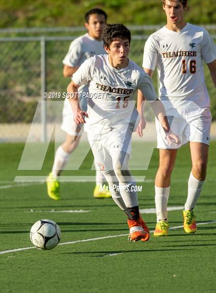 Thumbnail 2 in Thacher @ Linfield Christian (CIF SS Division 7 Semifinal) photogallery.
