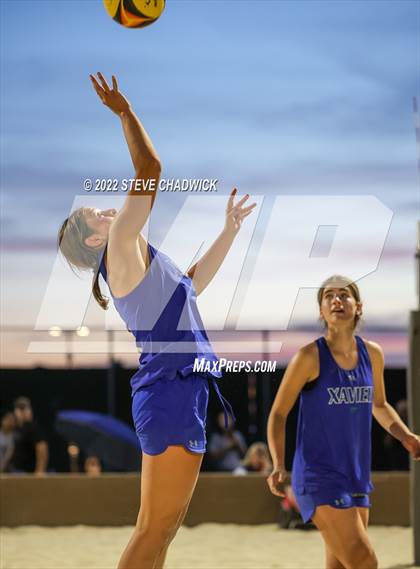 Thumbnail 3 in O'Connor vs Xavier @ Casteel  (AIA Division I Pairs Final) photogallery.