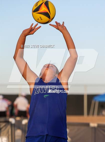 Thumbnail 3 in O'Connor vs Xavier @ Casteel  (AIA Division I Pairs Final) photogallery.
