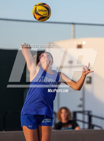 Thumbnail 1 in O'Connor vs Xavier @ Casteel  (AIA Division I Pairs Final) photogallery.