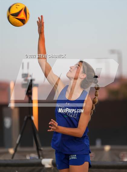 Thumbnail 1 in O'Connor vs Xavier @ Casteel  (AIA Division I Pairs Final) photogallery.
