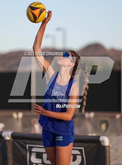 Thumbnail 1 in O'Connor vs Xavier @ Casteel  (AIA Division I Pairs Final) photogallery.