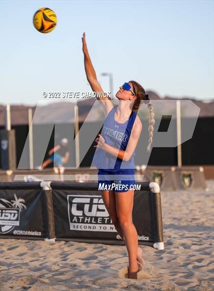 Thumbnail 1 in O'Connor vs Xavier @ Casteel  (AIA Division I Pairs Final) photogallery.