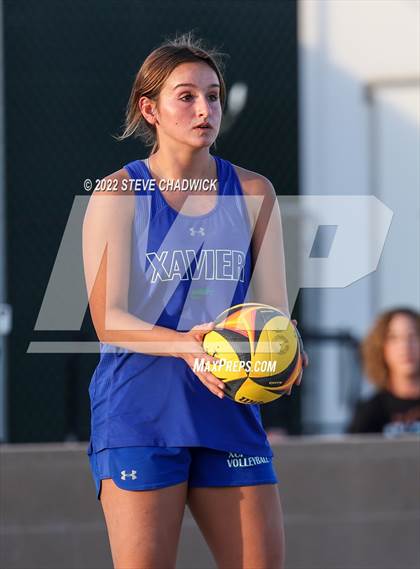 Thumbnail 3 in O'Connor vs Xavier @ Casteel  (AIA Division I Pairs Final) photogallery.