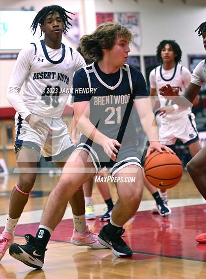 Thumbnail 2 in Brentwood School vs. Desert Vista (Tarkanian Classic) photogallery.