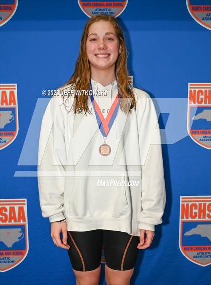 Thumbnail 1 in NCHSAA 4A State Swimming Championship Awards photogallery.