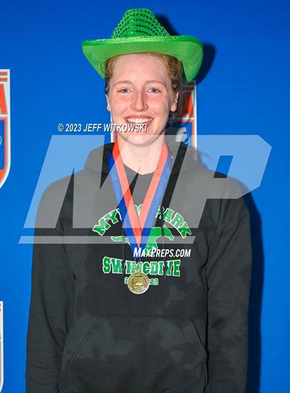 Thumbnail 3 in NCHSAA 4A State Swimming Championship Awards photogallery.