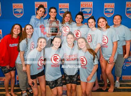 Thumbnail 3 in NCHSAA 4A State Swimming Championship Awards photogallery.
