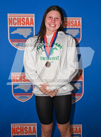 Thumbnail 3 in NCHSAA 4A State Swimming Championship Awards photogallery.