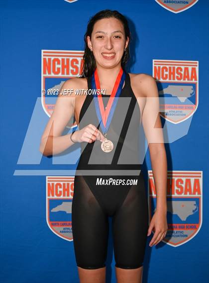 Thumbnail 1 in NCHSAA 4A State Swimming Championship Awards photogallery.