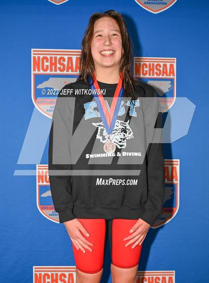 Thumbnail 2 in NCHSAA 4A State Swimming Championship Awards photogallery.
