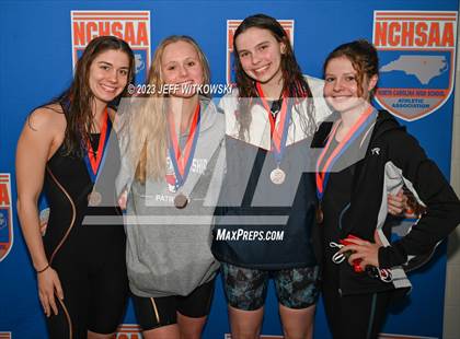 Thumbnail 1 in NCHSAA 4A State Swimming Championship Awards photogallery.