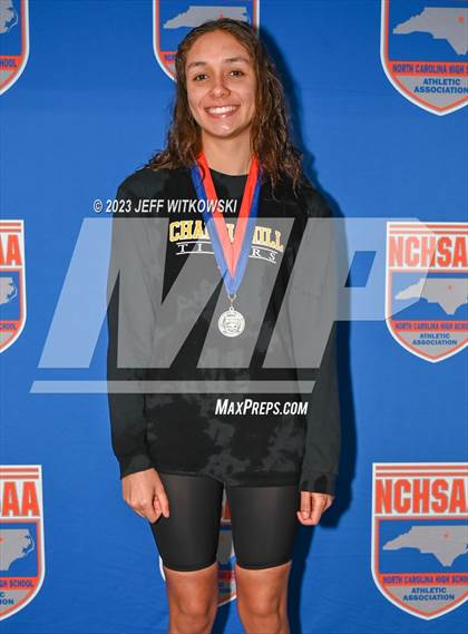Thumbnail 3 in NCHSAA 4A State Swimming Championship Awards photogallery.