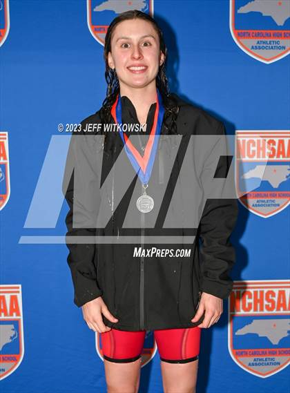 Thumbnail 3 in NCHSAA 4A State Swimming Championship Awards photogallery.