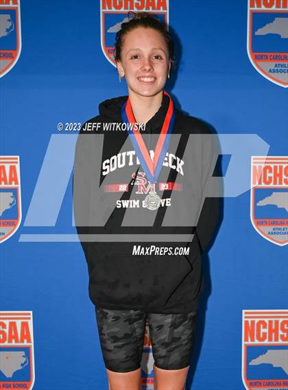 Thumbnail 1 in NCHSAA 4A State Swimming Championship Awards photogallery.