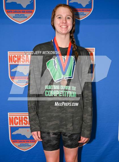 Thumbnail 2 in NCHSAA 4A State Swimming Championship Awards photogallery.