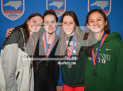 Thumbnail 3 in NCHSAA 4A State Swimming Championship Awards photogallery.