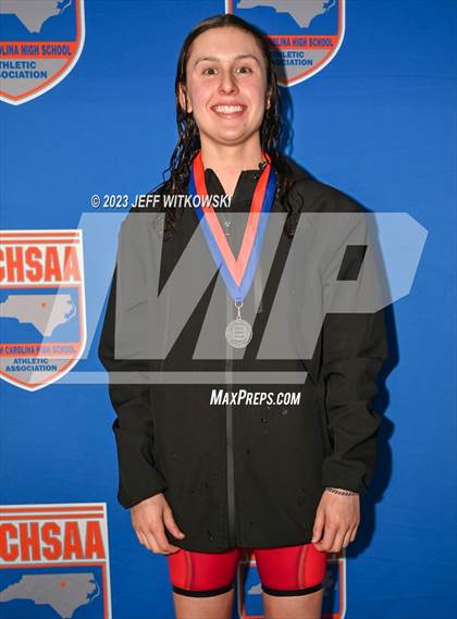 Thumbnail 3 in NCHSAA 4A State Swimming Championship Awards photogallery.