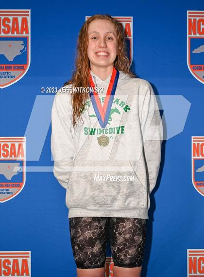 Thumbnail 3 in NCHSAA 4A State Swimming Championship Awards photogallery.
