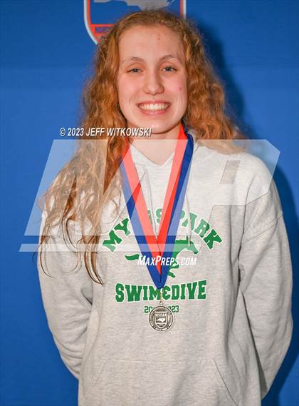 Thumbnail 3 in NCHSAA 4A State Swimming Championship Awards photogallery.
