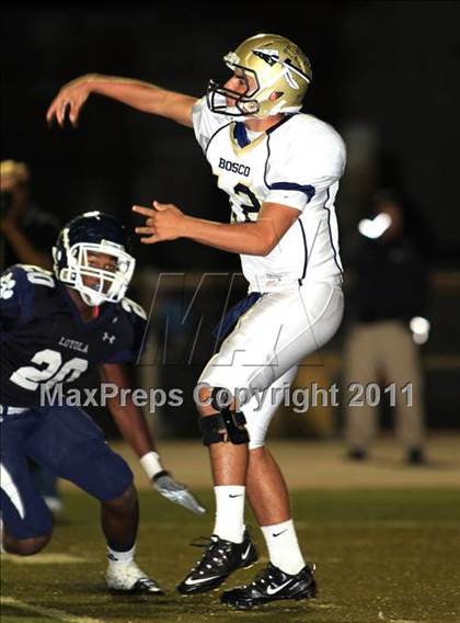 Thumbnail 2 in Loyola vs. St. John Bosco photogallery.