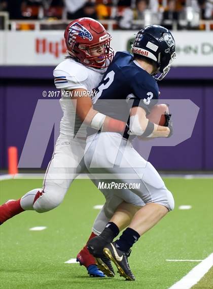 Thumbnail 1 in West Sioux vs Hudson (IHSAA Class A Final) photogallery.