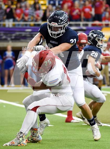 Thumbnail 1 in West Sioux vs Hudson (IHSAA Class A Final) photogallery.