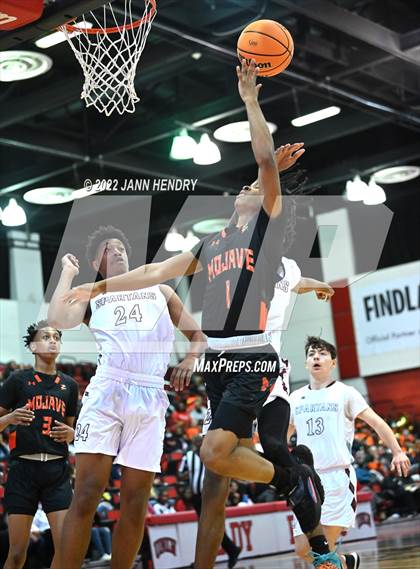 Thumbnail 2 in Mojave vs. Cimarron-Memorial (NIAA State 4A Semi Final) photogallery.