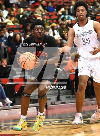Thumbnail 2 in Mojave vs. Cimarron-Memorial (NIAA State 4A Semi Final) photogallery.