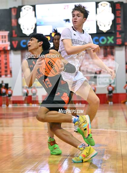 Thumbnail 2 in Mojave vs. Cimarron-Memorial (NIAA State 4A Semi Final) photogallery.