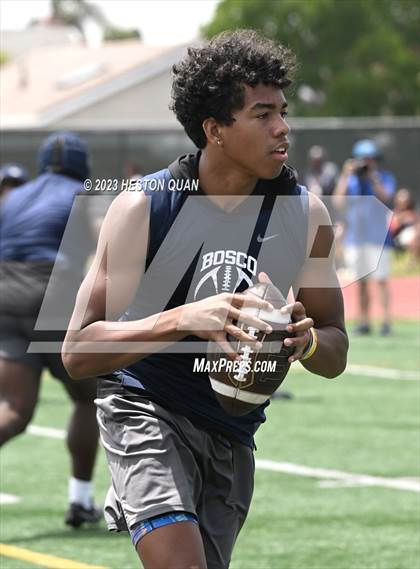 Thumbnail 2 in St. John Bosco vs. Santa Margarita (Battle At The Beach) photogallery.