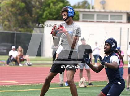Thumbnail 2 in St. John Bosco vs. Santa Margarita (Battle At The Beach) photogallery.