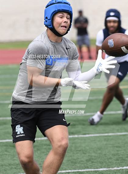 Thumbnail 2 in St. John Bosco vs. Santa Margarita (Battle At The Beach) photogallery.